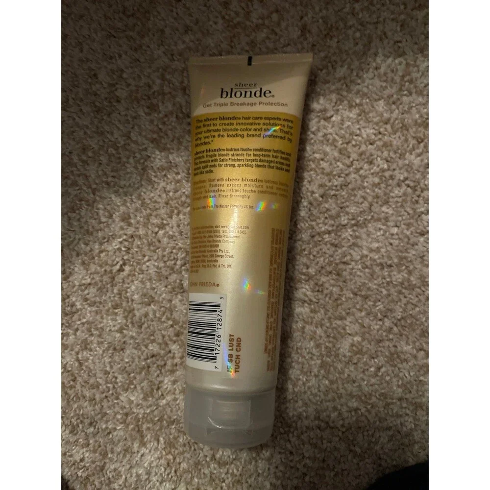 JOHN FRIEDA SHEER BLONDE LUSTROUS TOUCH CONDITIONER NWT
